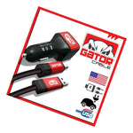 Micro Usb 2 0 Cable Dual 2 Usb Car Charger For Samsung Htc Android Lg Sony 6Ft