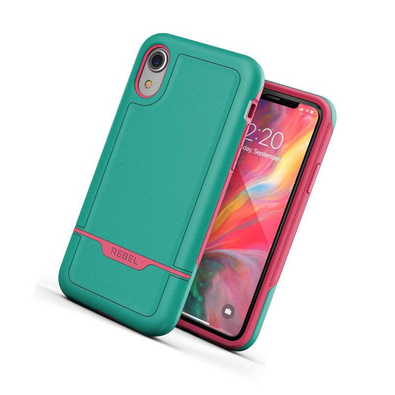 Iphone Xr Protective Case Military Grade Rugged Protection Rebel Teal