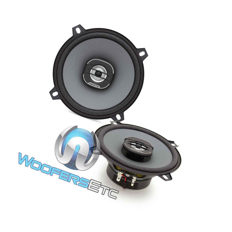 Hertz X130 Car 5 25 Audio 160W 2 Way Pei Dome Tweeters Coaxial Speakers New