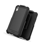 Iphone Xr Belt Clip Case With Holster Rugged Protective Cover Falcon Black