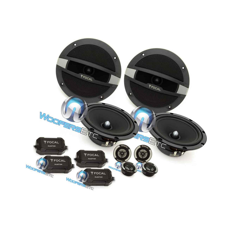 2 Focal Auditor R 165S2 6 5 240W Max Component Speakers Tweeters Crossovers