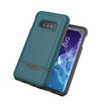 For Samsung Galaxy S10E Protective Case Rebel Full Body Rugged Cover Blue