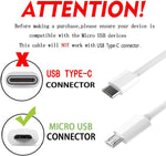 2 Pack Wall Charger Micro Cable For Samsung Galaxy Tab A 10 1 Sm T580 2016
