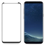 3Pcs Screen Protector Tempered Glass For Samsung Galaxy S8 Plus Clear Black Rim