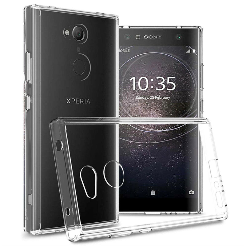 Clear Hybrid Slim Cover Transparent Shockproof Phone Case For Sony Xperia L2