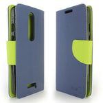 For Motorola Droid Turbo 2 X Force Bounce Case Wallet Navy Neon Green