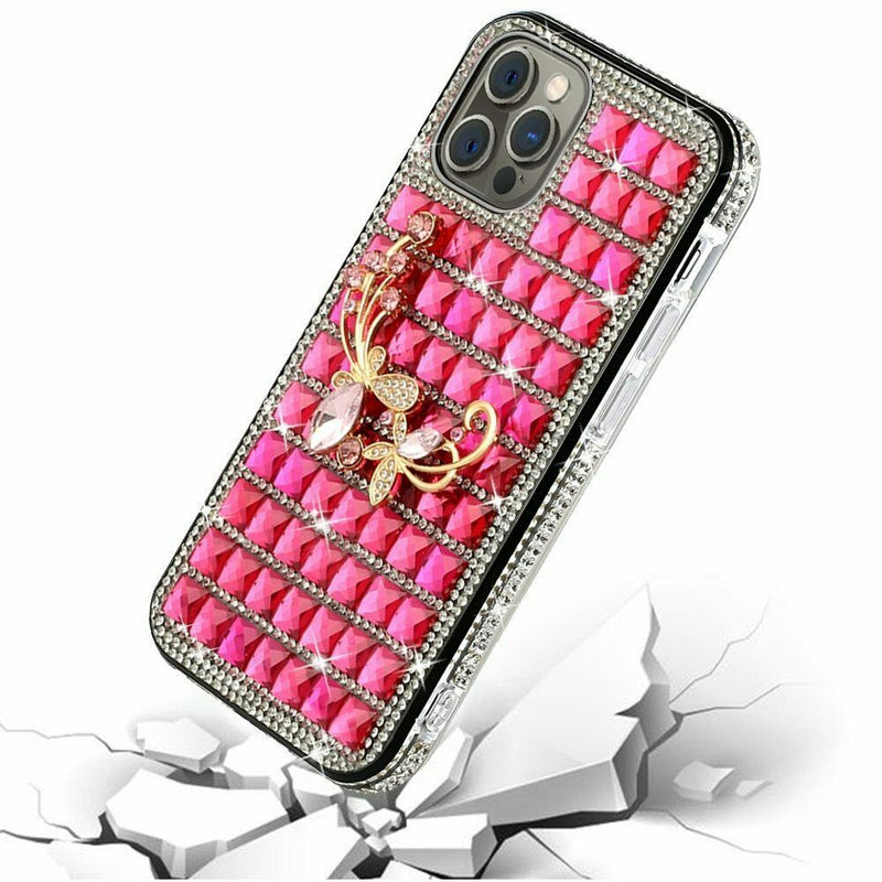 For Apple Iphone 11 Pro Max Xi6 5 Trendy Fashion Case Butterfly Floral On Pink