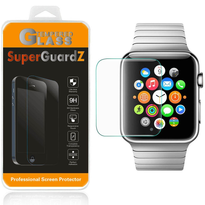3X Superguardz Tempered Glass Screen Protector For Apple Watch Series 3 38 Mm