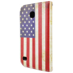 For Huawei Union Card Case Usa Flag Design Wallet Phone Cover