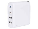 Monoprice Usb C Charger 100 Watts 4 Port Pd Gan Technology Foldable Wall Charger