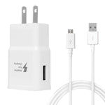 2Pack Wall Charger 3Ft Micro Usb Charging Cable For Amazon Kindle Fire Hd 7
