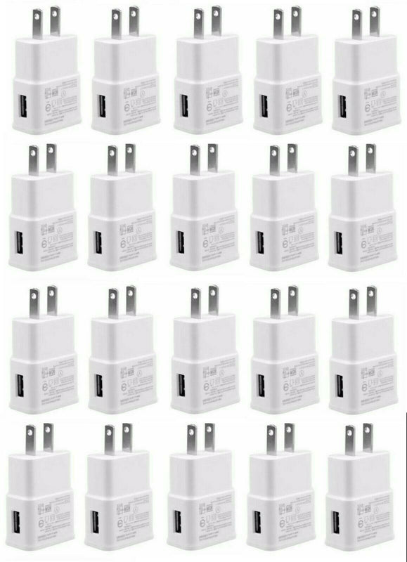 20X 2A Usb Wall Charger Plug Ac Home Power Adapter For Samsung Android Lg Moto