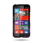 Coveron For Nokia Lumia 1320 Case Hard Slim Phone Cover Purple Love Design