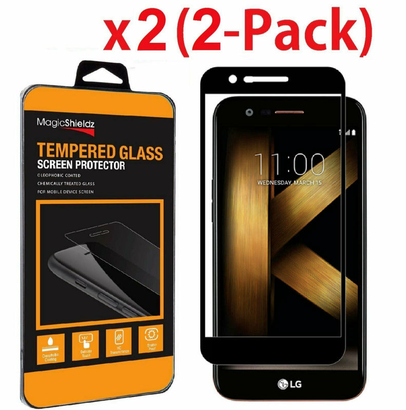 2X Full Coverage Tempered Glass Screen Protector For Lg K20 Plus K20 V Harmony