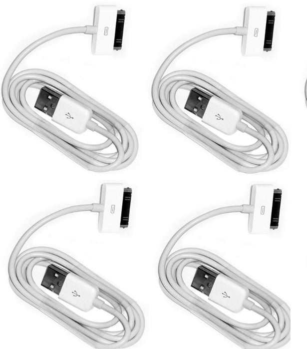 4X 30 Pin Usb Charging Data Sync Cable Cord For Apple Iphone 3G 4S 4G 3Gs Ipad2
