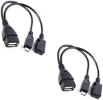 2 Pack Usb Port Adapter Otg Cable For Fire Tv 3 Or 2Nd Gen Fire Stick