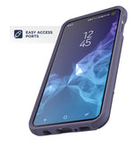 For Samsung Galaxy S10E Protective Case Rebel Full Body Rugged Cover Purple