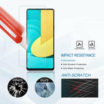 2 Pack Shockproof Tempered Glass Clear Screen Protector For Lg Stylo 7