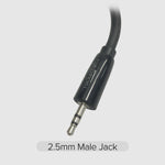 Rocketfish Stereo Adapter 2 5Mm Male To 3 5Mm Female Aux For Headset Headphones