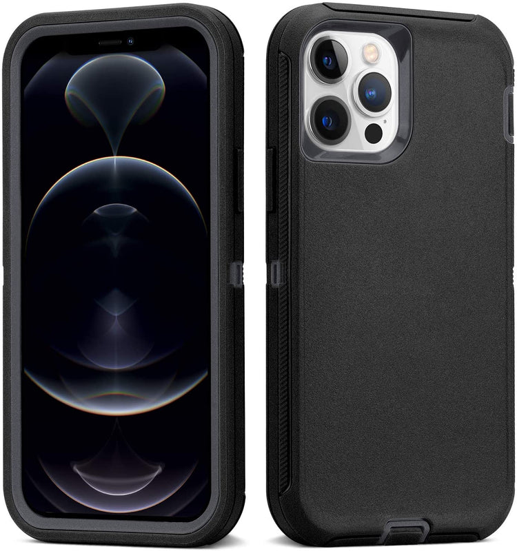 For Apple Iphone 11 6 1 Case Protective Defender Shockproof Cover Black