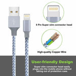 3Pack 6Ft For Iphone 6 7 8 Plus Iphone 11 Xr Xs Max 12 Charger Usb Cable Cord