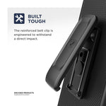 For Samsung Galaxy A21 Belt Case W Kickstand Thin Cover W Holster Clip Black