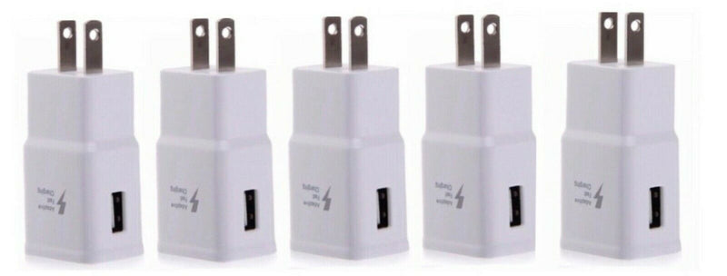 5Pack 2A Fast Charger Adapter Usb Home Wall Plug For Apple Iphone 7 8 Xs 11 Se