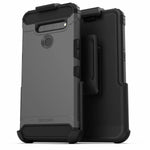 Lg V50 Thinq Belt Clip Holster Case Scorpio Protective Cover W Holder Gray