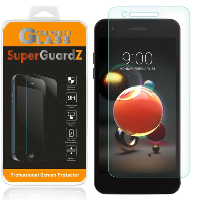 3 Pack Lg Aristo 2 Plus Superguardz Tempered Glass Screen Protector Guard Case