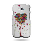 Hard Cover Protector Case For Lg Optimus L70 Exceed 2 Butterfly Heart