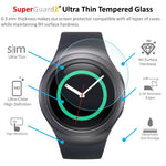 2X Superguardz Tempered Glass Screen Protector Guard For Samsung Gear Sport