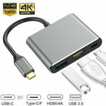 Type C Usb 3 1 To Usb C 4K Hdmi Hdtv Usb C Adapter Converter For Macbook Android