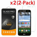 2 Pack Tempered Glass Screen Protector Guard For Lg X Charge Cricket 1