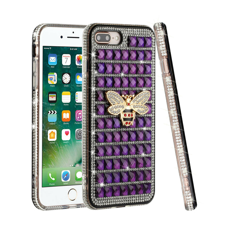 For Apple Iphone 11 Pro Max Xi6 5 Trendy Fashion Hybrid Case Cover Bee On Purple