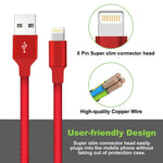 3 Pack 3 Ft Usb Cable For Iphone 11 Xs Iphone 6 S 7 8 Plus Charger Charging Cord