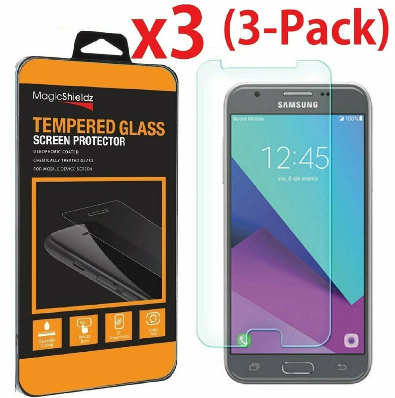 3 Pack Samsung Premium Hd Tempered Glass Screen Protector For Galaxy J3 Emerge