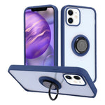 Airium Hybrid Case Ring Stand Apple Iphone 12 Mini 5 4 Transparent Clear Blue