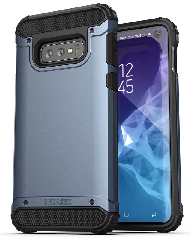 For Samsung Galaxy S10E Case Heavy Duty Military Grade Rugged Cover Blue