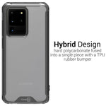 Clear Black Trim Hybrid Clear Cover Slim Phone Case For Samsung Galaxy S20 Ultra