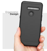 Google Pixel 3A Case Thin Armor Slim Fit Flexible Grip Phone Cover Black