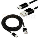Micro Usb 10 Braided Cable Cord For Phone Alcatel 1X Evolve A30 Fierce Avalon V