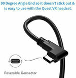 10Ft Cable For Oculus Quest Link 3 2 Type C Right Angle To Usb A Charging Cord