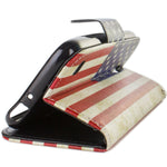 For Huawei Union Card Case Usa Flag Design Wallet Phone Cover