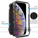 Black Protective Hybrid Cover For Apple Iphone 11 Pro Max Shockproof Phone Case
