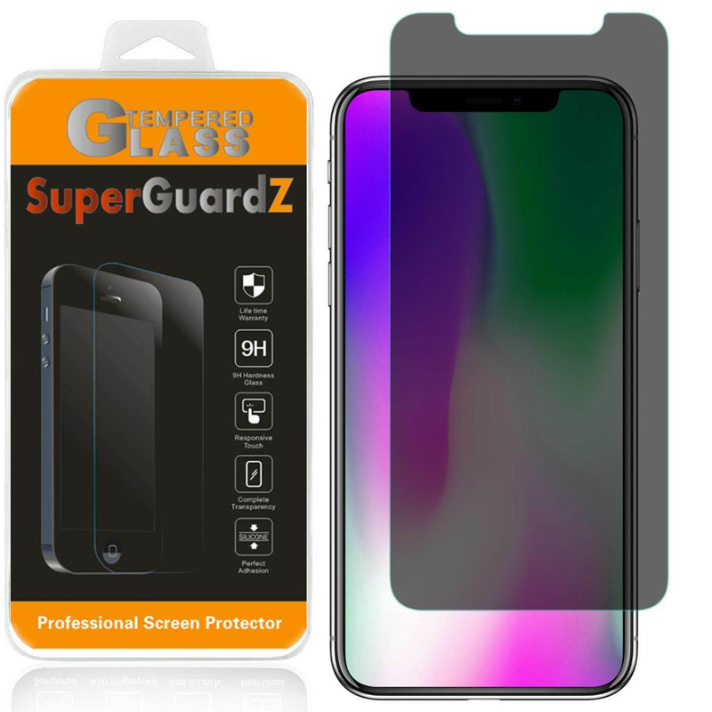 Superguardz Privacy Anti Spy Tempered Glass Screen Protector Saver For Iphone Xs