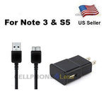 For Samsung Galaxy Note 3 S5 Wall Ac Dc Adapter Usb Charger