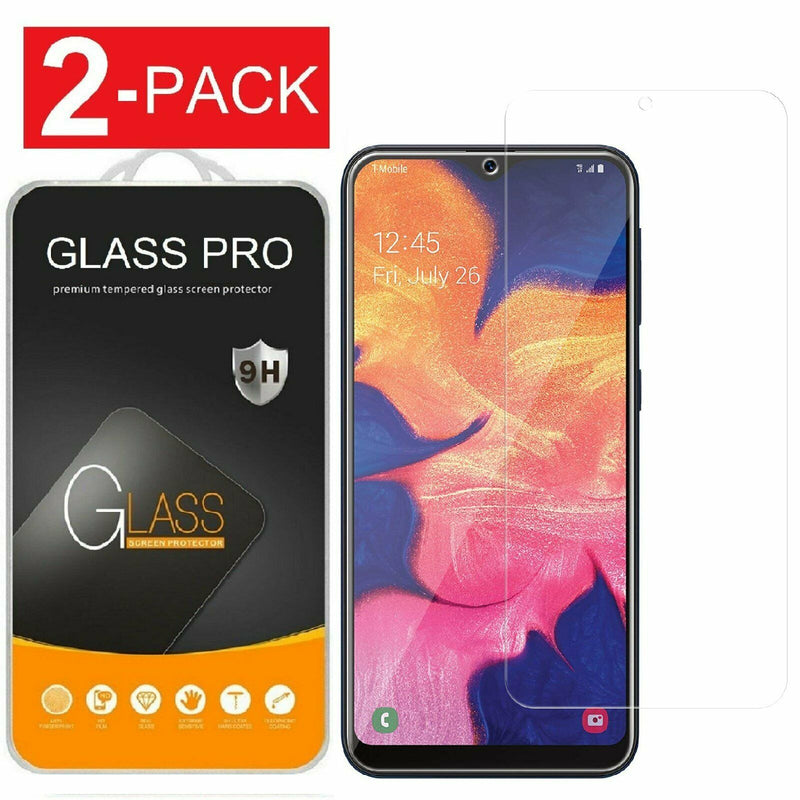 2 Pack Tempered Glass Clear Hd Screen Protector For Samsung Galaxy A10E A20E 1