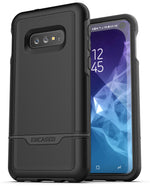 For Samsung Galaxy S10E Belt Clip Protective Case W Rugged Holster Black