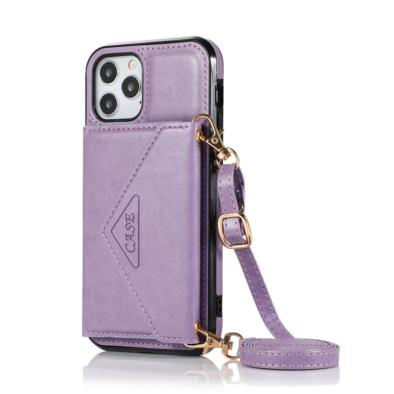 For Samsung Galaxy A52 5G Elegant Wallet Case Id Money Holder Case Lavender