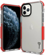 For Apple Iphone 11 Pro Case Clear Red Trim Tpu Soft Gel Slim Phone Cover